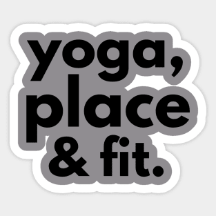 Yoga Focus Sticker